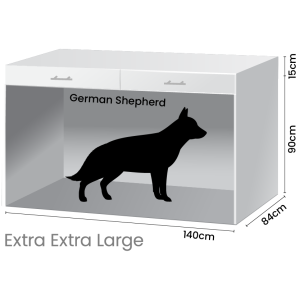 Dog Bed Side Board Sizing Guide Extra Extra Large 1